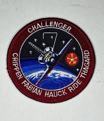 Original USA NASA Space Shuttle Challenger STS-7 Embroidered Patch 1983