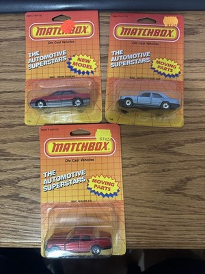 Vintage matchbox 31 rover Sterling, 58 MB 300E, 41 Jaguar XJ6 