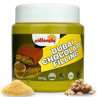Dubai Chocolate Filling   200g 7oz Pistachio Cream with Crispy Kadayif