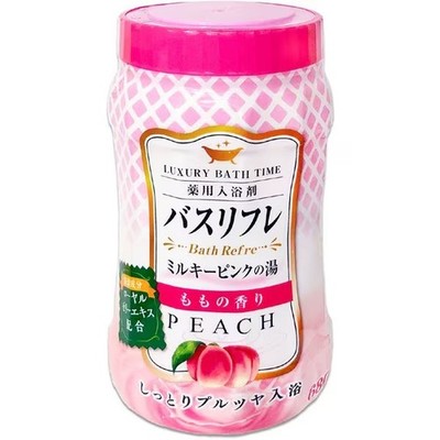 LION Bath Refre Badezusatz Pink Cloudy Water 680g Pfirsichduft