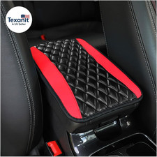 Car Center Console Cushion Pad, Universal Leather Waterproof Armrest Seat Box Co