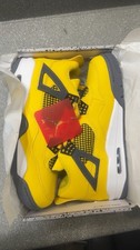 Jordan Air Jordan 4 Yellow Gray White Mid Top...