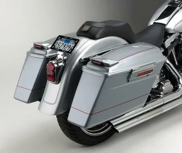 Cycle Visions Bagger-Tail for Softail - Black Bag Mounts Motorcycle CV-7200A - Image 2 of 4