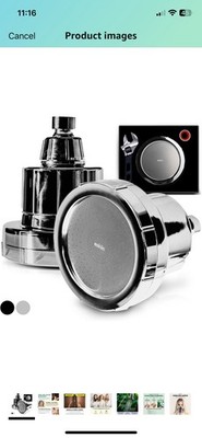 AquaBliss High Output Revitalizing Shower Filter Chrome Finish