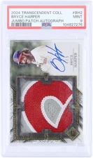 Bryce Harper Phillies Signed 2024 Topps Transcendent #TJPA-BH2 #4/5 PSA 9 Card