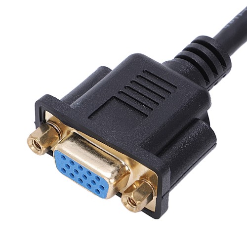 Zu Vga M / F Kabel Adapter Konverter 0, 1Ft E6C57024 - Afbeelding 3 van 8