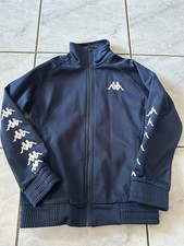 Tolle Trainingsjacke Von Kappa Gr.128 Dunkelblau Top Zustand