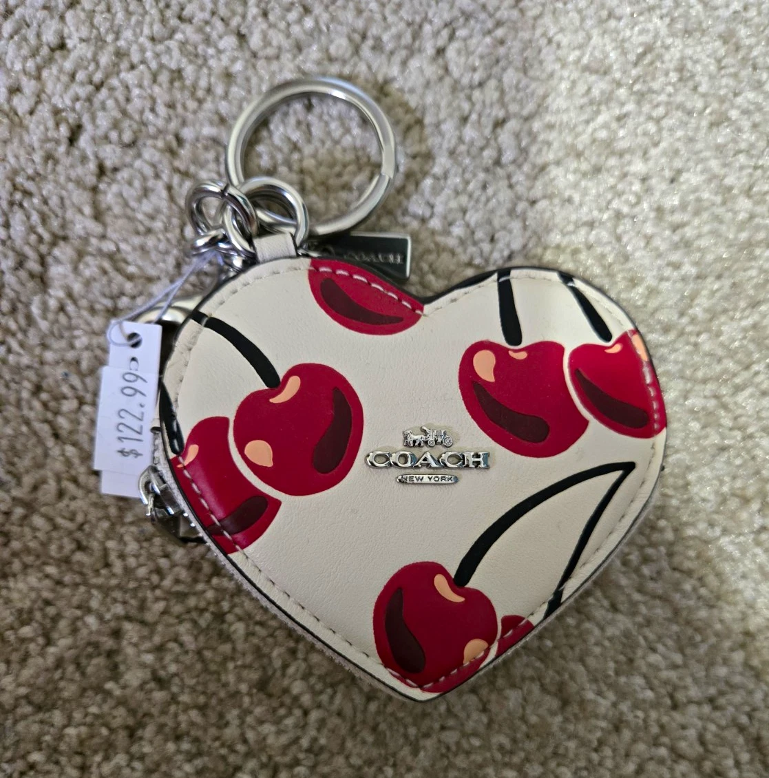 小物 vintage coach Heart signature keychain Coach Heart Key Chains, Rings & Finders for Women for sale - eBay