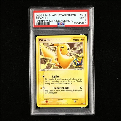 PSA 9 MINT 2006 Pokemon ENG Pikachu 012 Promo