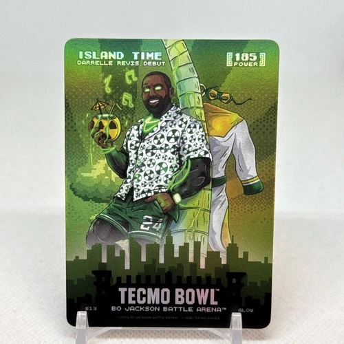 Bo Jackson Battle Arena Tecmo Bowl Island Time Glow Skyline Darrelle Revis S13