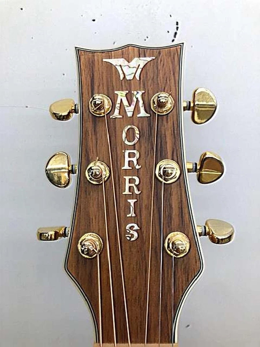 Guitarra acústica Morris MG-702S CS Cherry Sunburst con estuche usada muy buena