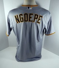 2015 Pittsburgh Pirates Gift Ngoepe # Game Issued Grey Jersey PITT33148