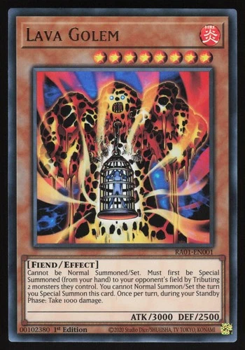 Lava Golem - RA01-EN001 - Ultra Rare - 1st Edition Yugioh