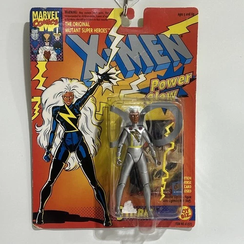 1993 ToyBiz Marvel Comics X-Men Power Glow Storm Action Figure  TOY NEW VTG