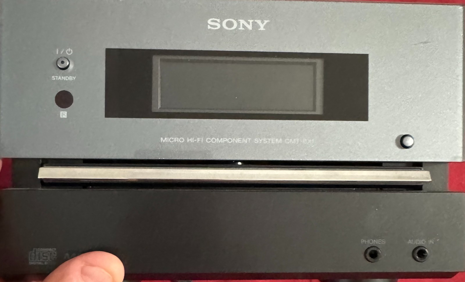 Sony CMT-BX1 Micro Hi-Fi Component System AM FM CD MP3 Player HCD-CBX1 Unit Only