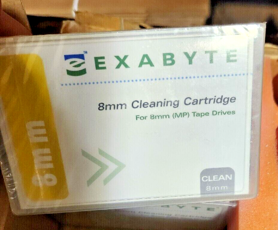 EXABYTE 8MM VIDEO8 HI8 D8 DIGITAL8 DATA8 HEAD CLEANING CLEANER CLEAN