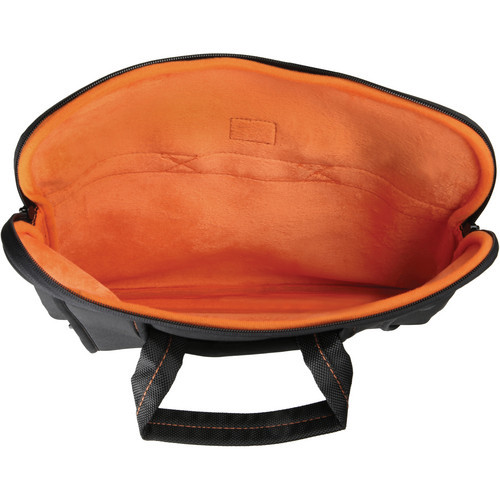 Ruggard 14"" Ultra Thin Laptop Sleeve with Handles (Black/Orange) - Picture 3 of 5