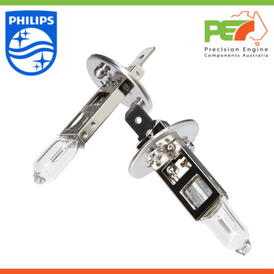 PHILIPS Eco Vision H1 Globe 12V 55W 2Pk Longlife For Hyundai S Coupe 1.5 i SLC