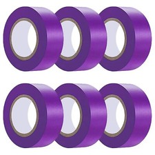 6Pack Flourescent Purple Flagging Tape for Tree Marking Hunting Boundaries Trail