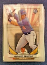 WUILMER BECERRA 2014 BOWMAN BCP-96 METS (25-CARD FIRST ROOKIE LOT) ALL CHROME