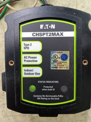 Eaton CHSPT2MAX Surge Protection Device Type 2 SPD