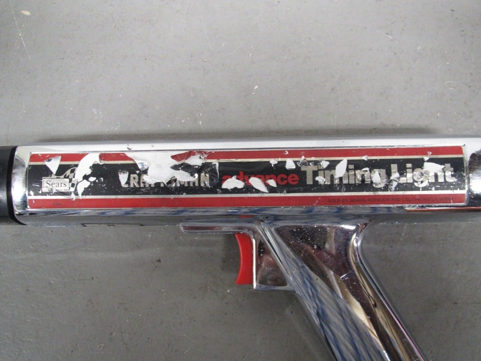 Vintage Sears Craftsman Metal Inductive Timing Light Gun Car 161.219401