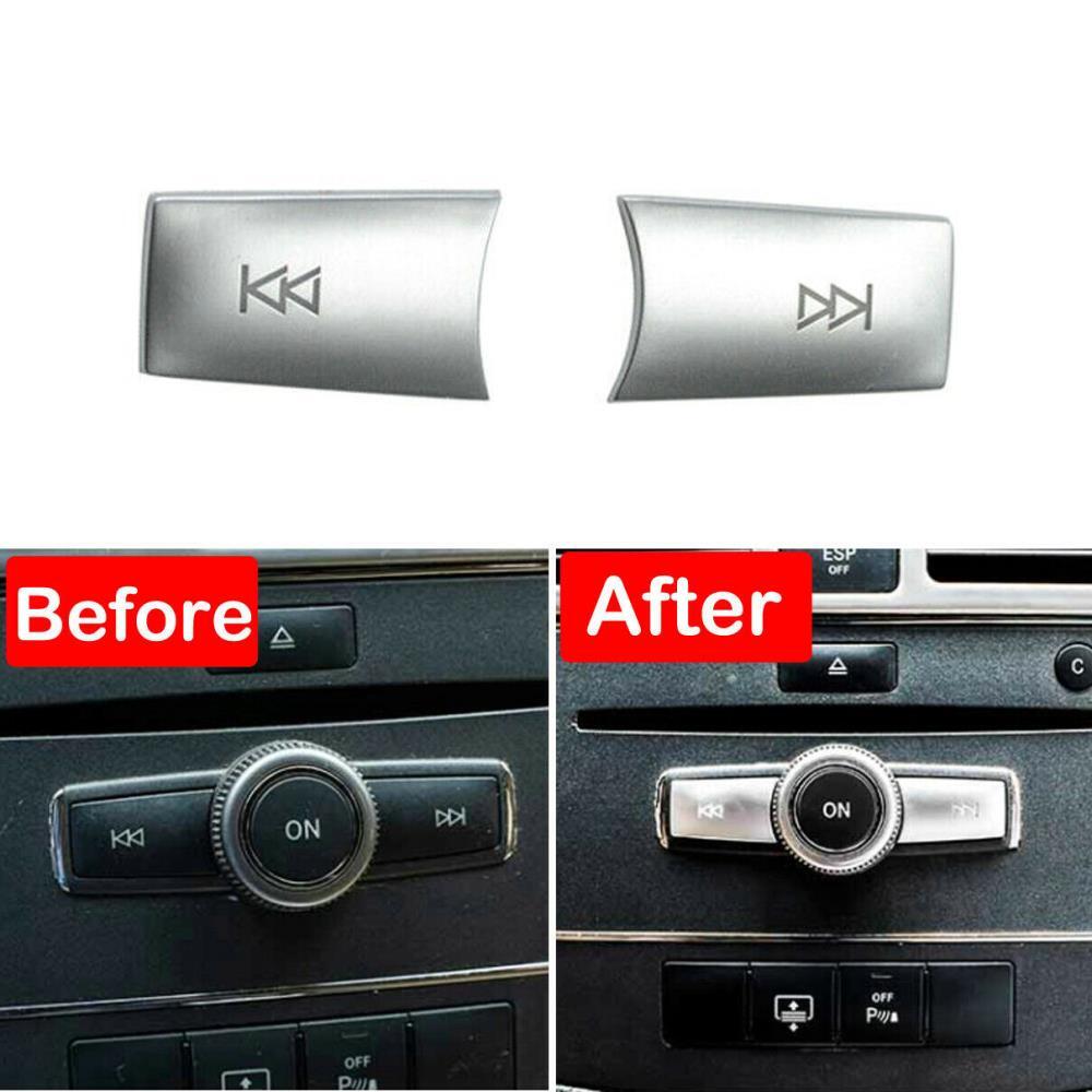 Accessories Volume Buttons Sequins Covers For Mercedes Benz C E GLK  D