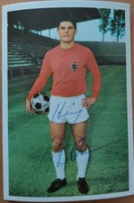 Heinz Wittmann Autogramm auf Bergmann SB Nr 168 Borussia Mönchengladbach 67/68