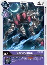 Garurumon - ST6-06 NM - Digimon TCG