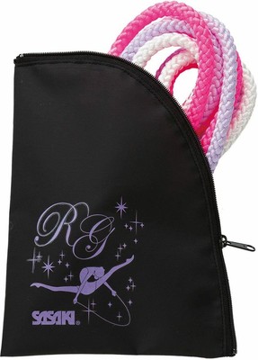 SASAKI Rhythmic Gymnastics Hand Tool Case R.G. Girl Rope Case Black x Lilac
