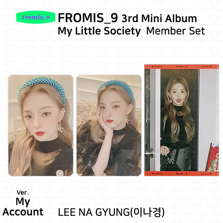 FROMIS 9 3rd Mini Album My Little Society Official Photocard My