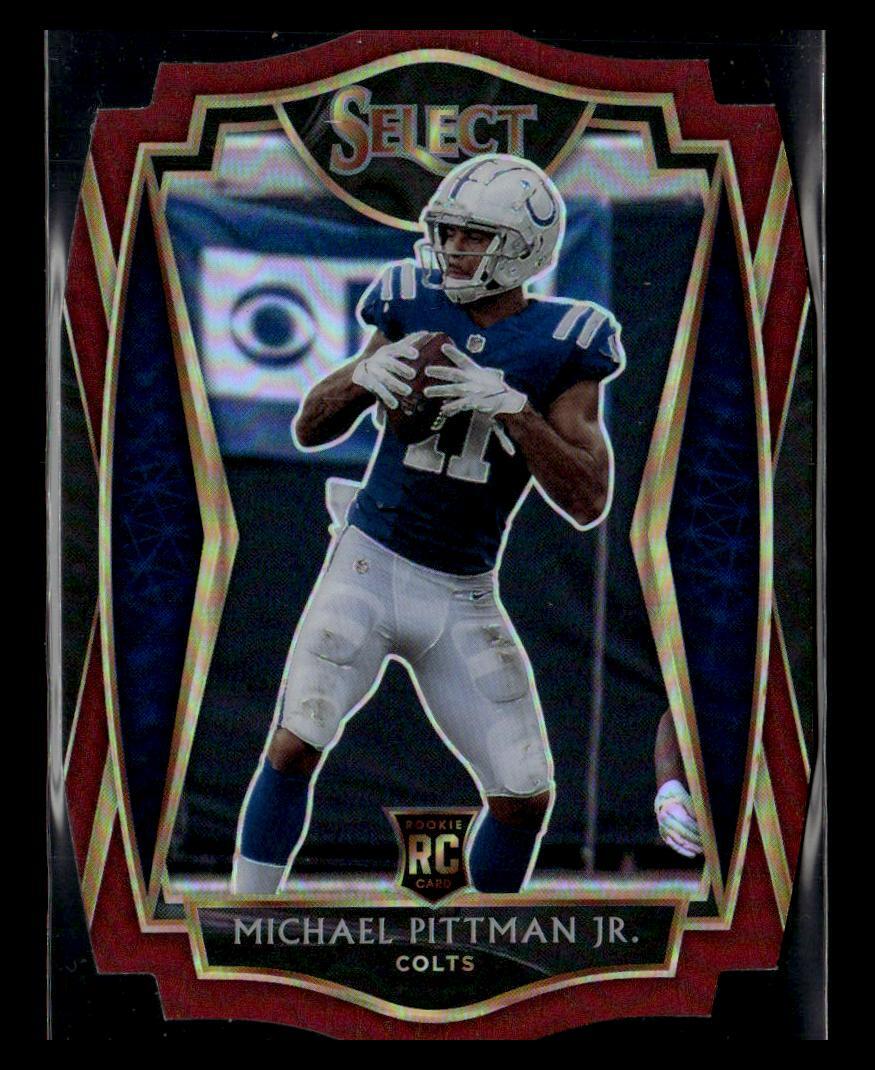 2020 Panini Select #162 Michael Pittman Jr. Maroon Prizm Die Cut