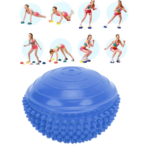 Massage Yoga Balance Ball Durable Semicircular Massage Ball Thicken Compact For - Picture 1 of 12