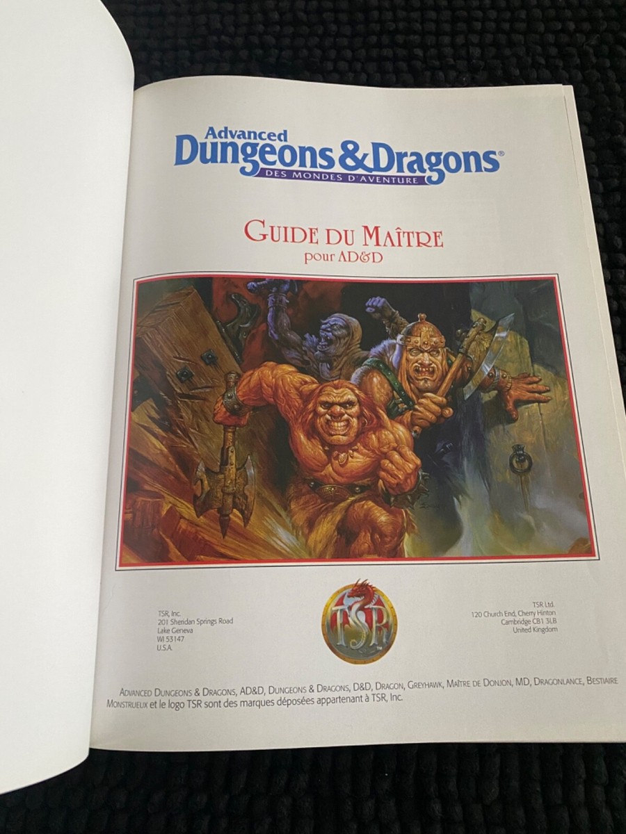 Dungeons & Dragons: Feuilles de Personnages & Écran du Maître (3ième