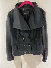 Bcbgmaxazria Cropped Black Jacket Size Small