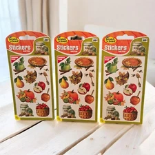 Scratch 'n Smell Stickers Vintage Mello Smello Cinnamon Scent Fall Autumn Food