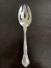Gorham CHANTILLY Sterling Silver PIERCED TABLE SERVING SPOON - No Mono - 8-3/8"