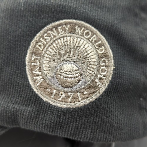 Nike Walt Disney World Golf 1971 Hat Cap Black Cotton Swoosh Adjustable 56323 - Picture 4 of 13