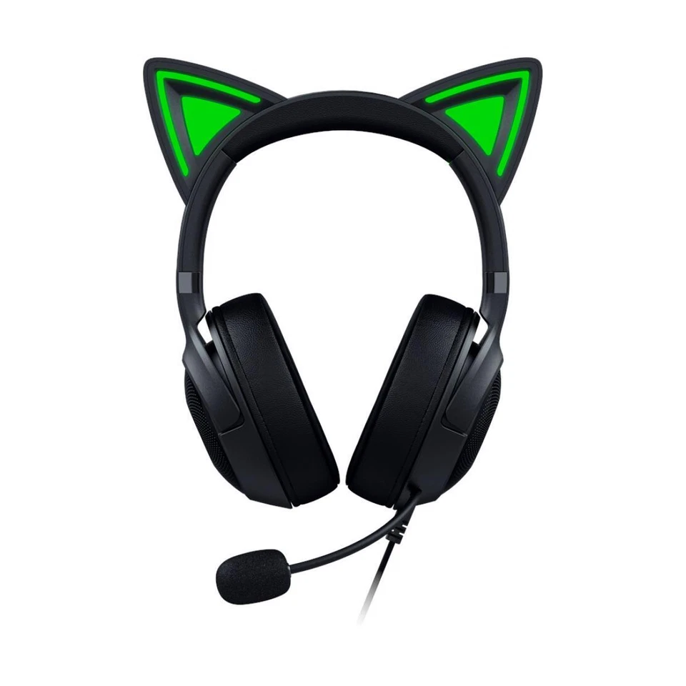 Razer Kraken Kitty Edition V2 Wired RGB Over-Ear Gaming Headset Black