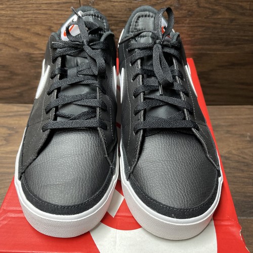 Nike Court Legacy NN Estilo de Vida Tenis Negro Blanco DH3162-001 Hombres Talla 12 - Imagen 7 de 16