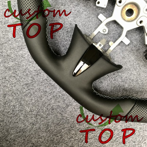 Fit For Infiniti Q50 QX50 2014 2015 2016 2017 black leather Steering Wheel - Picture 6 of 7