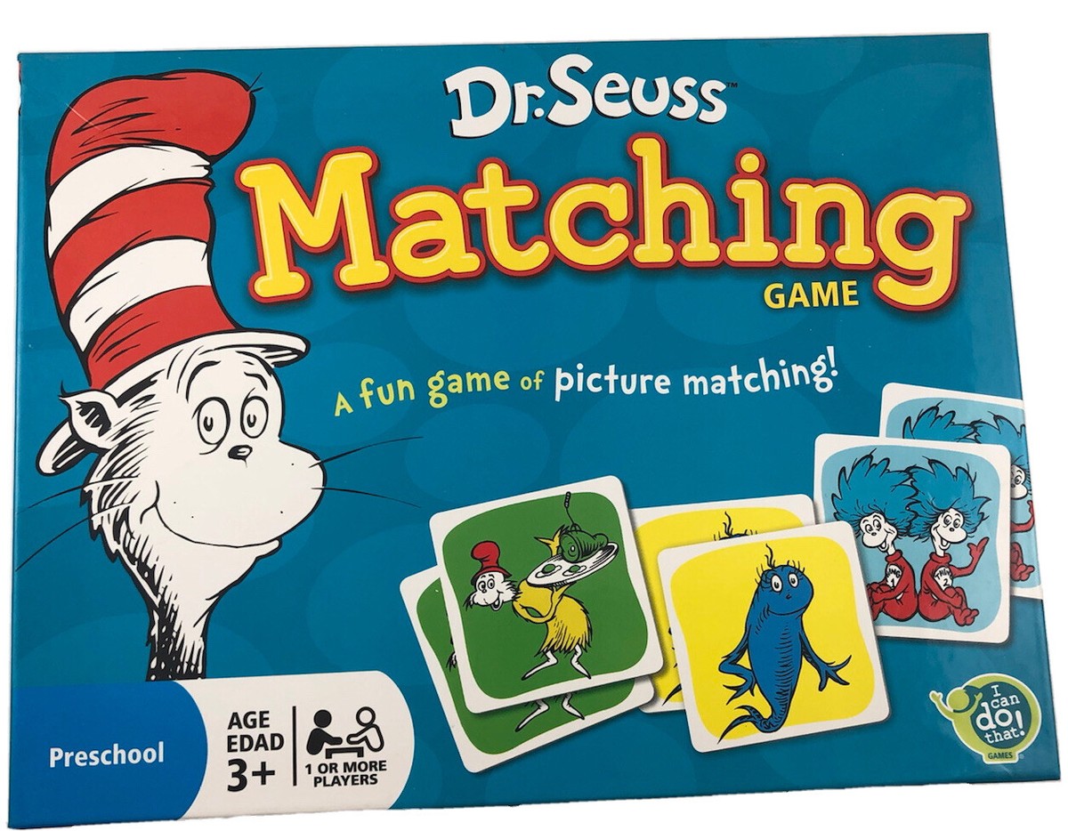 76‐⑲DWE Fun With Words/Fun andAdventures Wonder Forge Dr. Seuss Matching Game For Boys & Girls Age 3