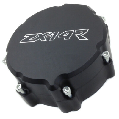 Left Side Stator Engine Cover Black For 2006-2014 Kawasaki ZX-14R