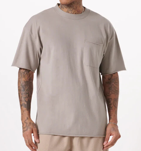 New Abercrombie Essential Oversized Long Length Pocket Tee Shirt Size XXL |  eBay