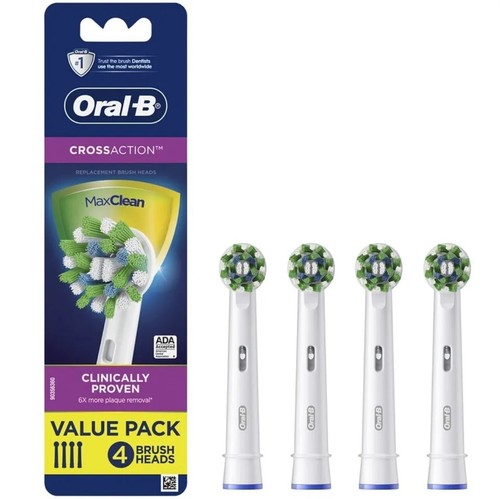 Oral-B Floss Action Electric Toothbrush Replacement Heads (12 Total-4 Ct X 3 Ct) - Picture 1 of 2