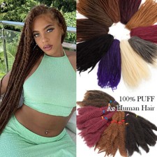 Afro Kinky Bulks Hair Extensions Curly Twist Crochet Braids Marley 100 Natural