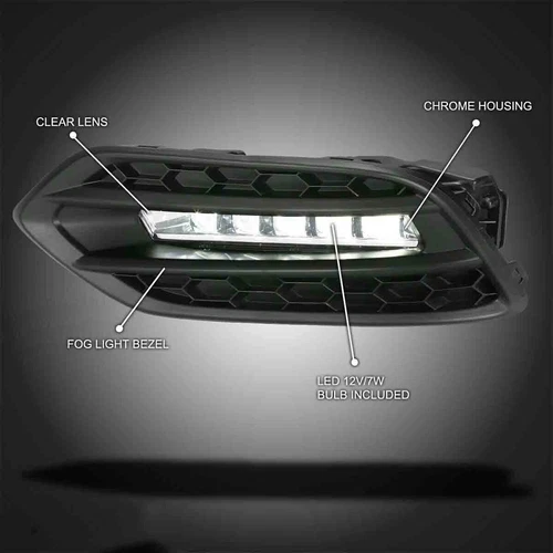 Luces antiniebla LED 19-22 aptas para Honda HR-V HRV 2019 2010 2021 2022 con par DRL - Imagen 5 de 15