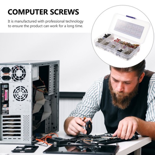 5 Sets Computer Host Screw Kit Case Fan Screws Hard Drive Mounting - Afbeelding 11 van 12