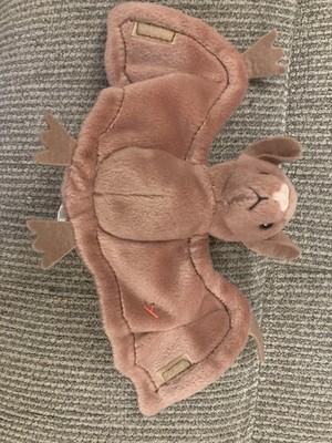 Ty Beanie Baby Batty rare miss production error three feet 1996  Brown Plush 