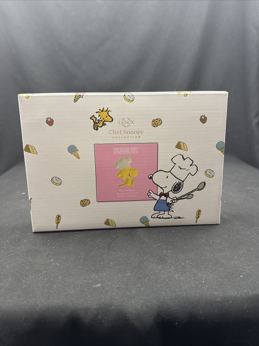 Lenox Chef Snoopy Woodstock Peanuts Spoon Rest Ceramic